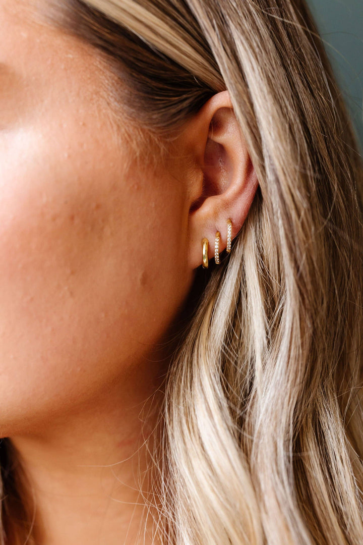 12mm Gold Hoops - Hypoallergenic