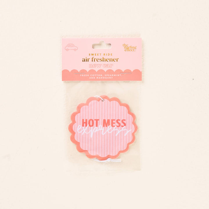 Car air freshener - new car scent - pink color