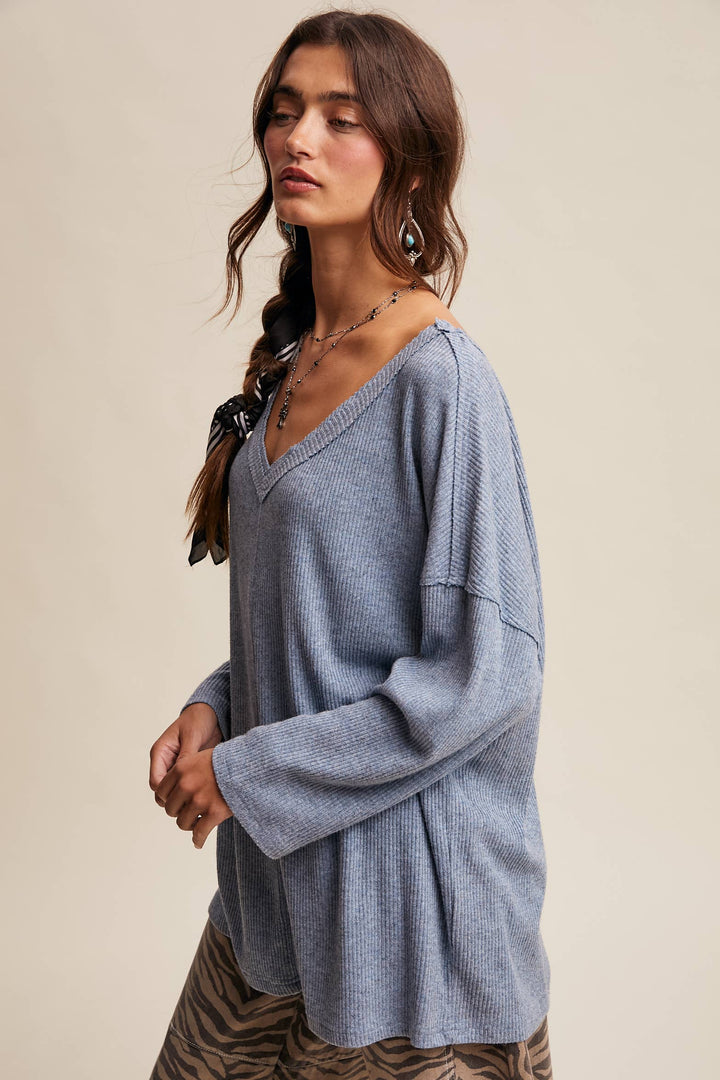 Effortless Ribbed Knit Tunic