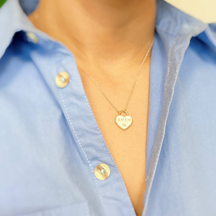 Mama Locket Pendant Necklace