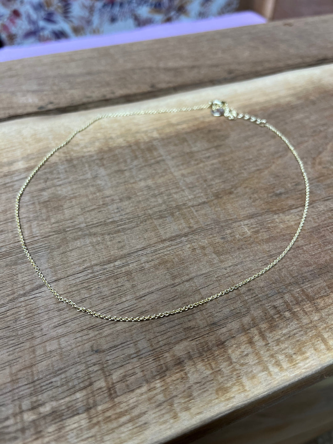 Skinny Cable Chain Necklace