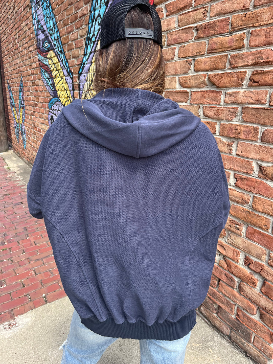 French Terry Oversized Hoodie