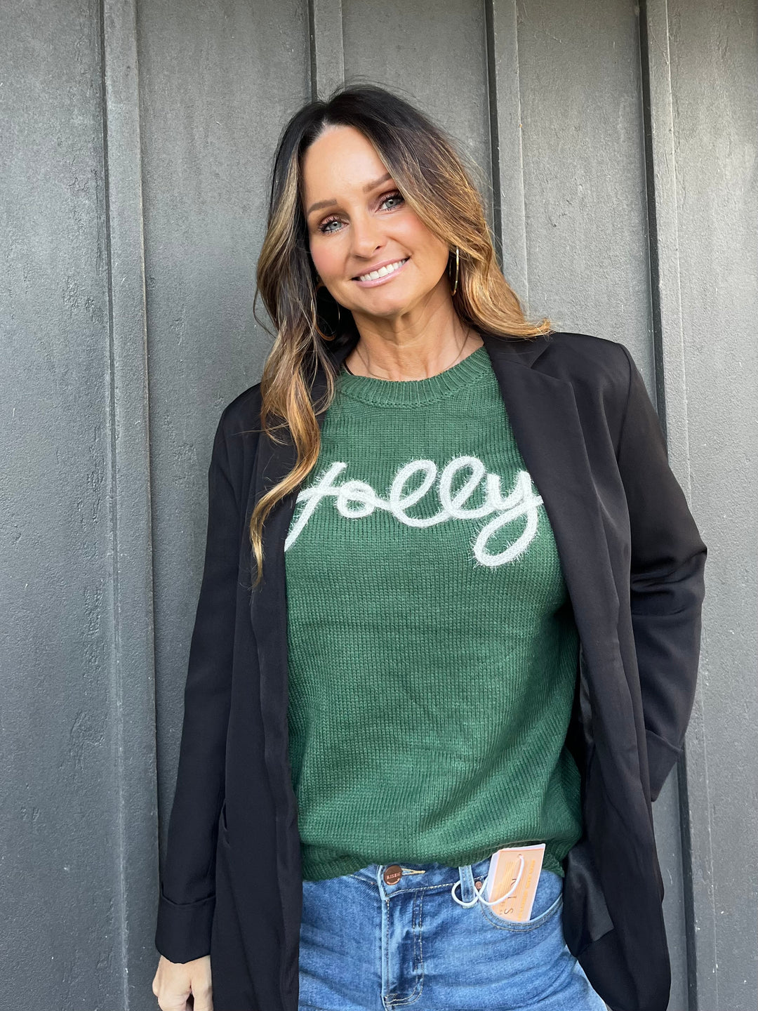 Black womens blazer with pockets