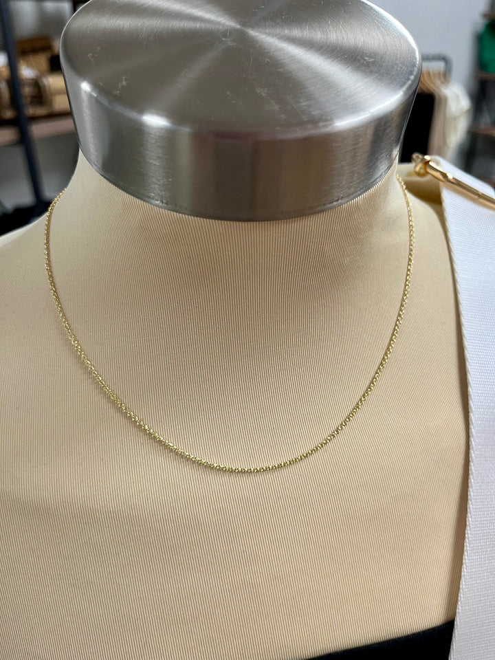 Skinny Cable Chain Necklace