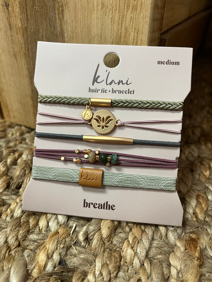 Breathe Hair Tie Bracelets