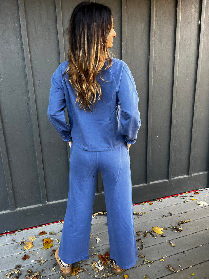 Washed French Terry Loungewear Set