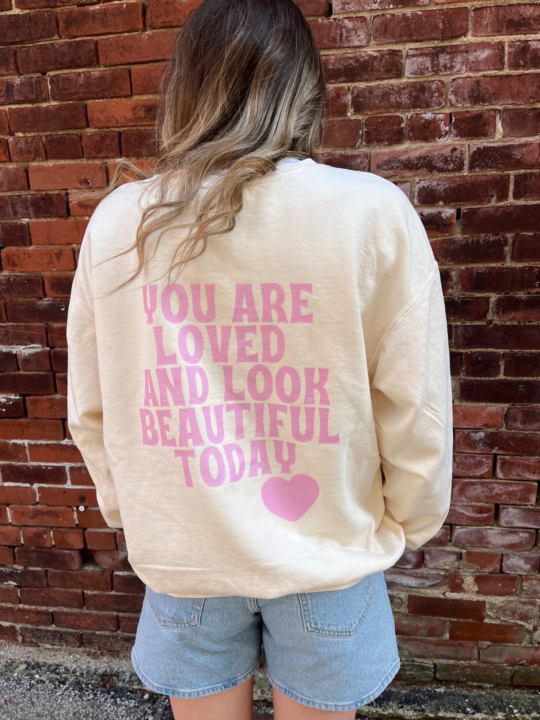 You Are Loved Graphic Pullover – Nine Boutique - Main Image