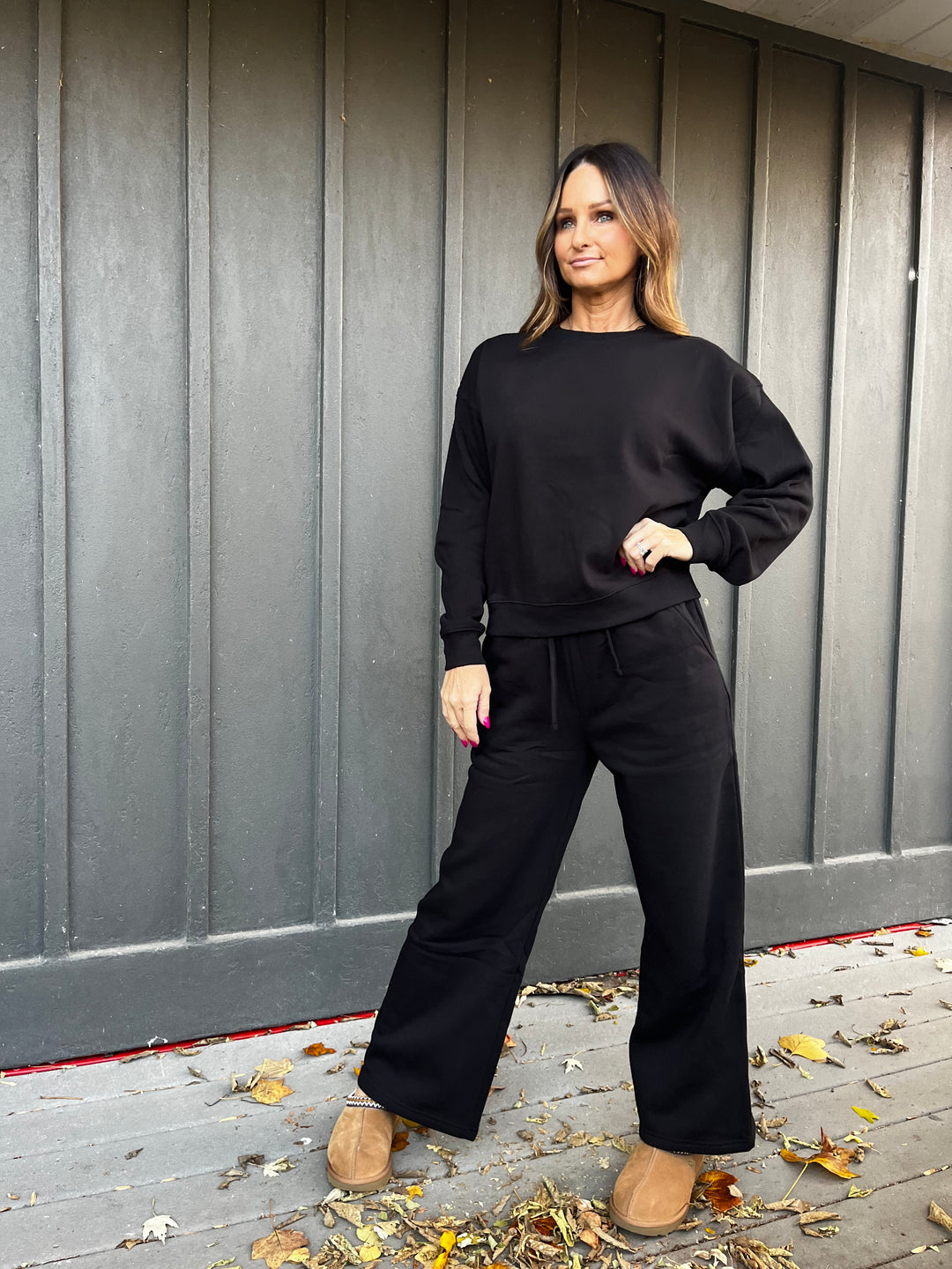 Cozy Fleece Pullover & Sweatpants Set