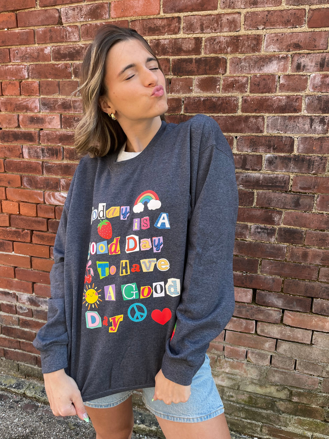 Good Day Graphic Sweatshirt