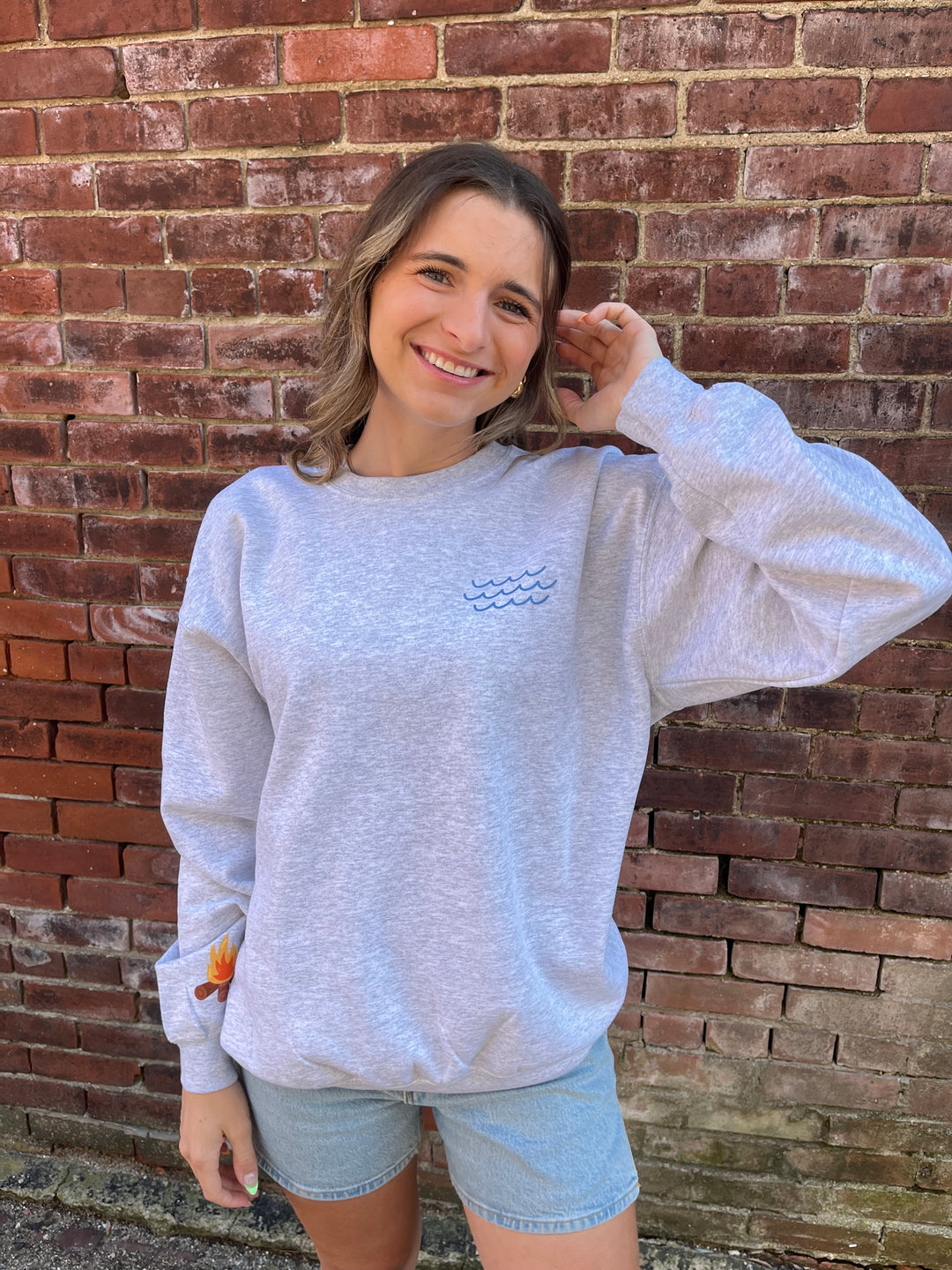 Better at the Lake Graphic Sweatshirt