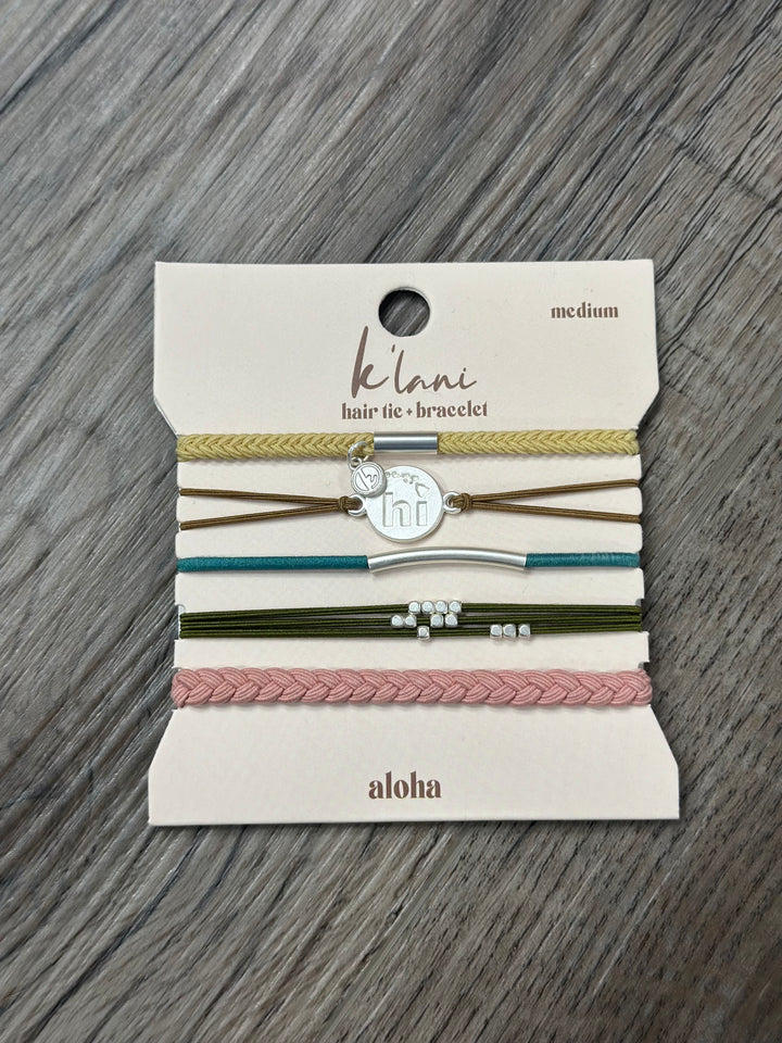 Aloha Hair Tie Bracelets