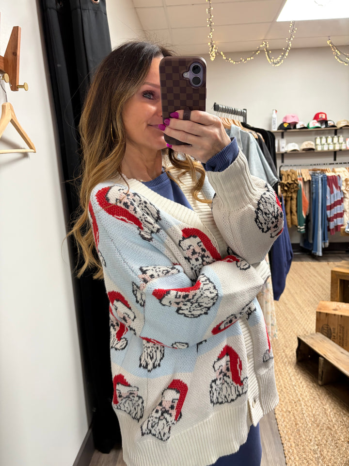 Santa cardigan sweater