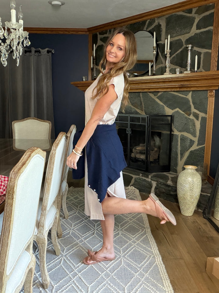 Cap Sleeve Midi Dress