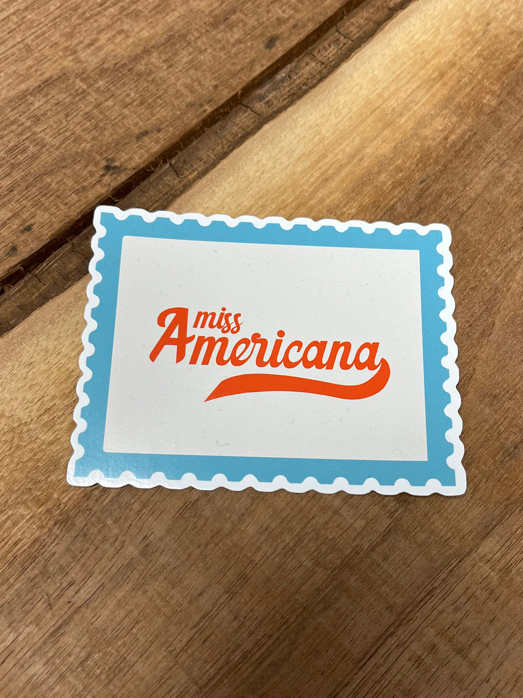 Miss Americana Stamp Sticker