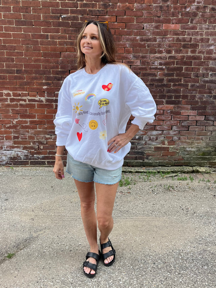 Mostly Kind Graphic Pullover