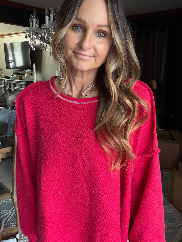 Open-Back Oversized Top