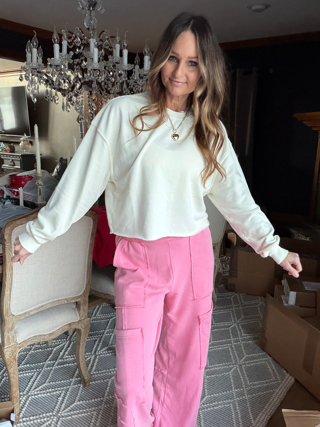 Mineral Wash Boxy Pullover