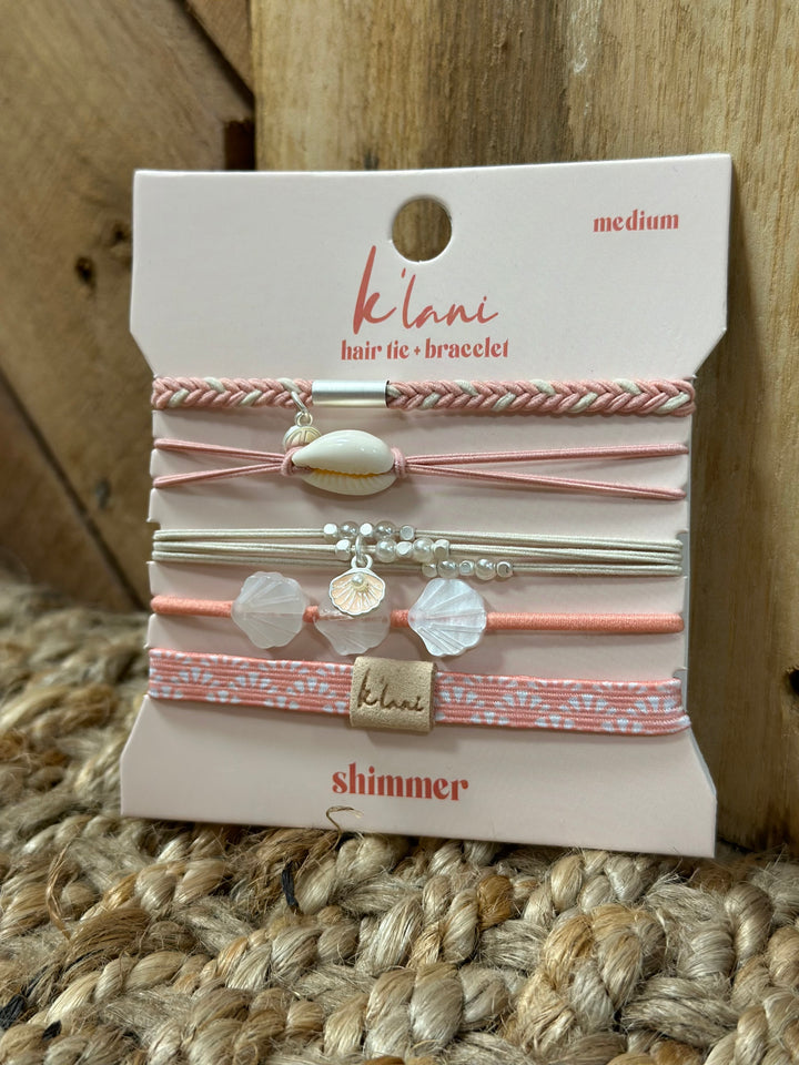 Shimmer Hair Tie Bracelets