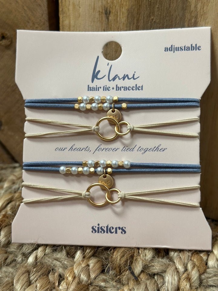 Sisters Hair Tie Bracelets