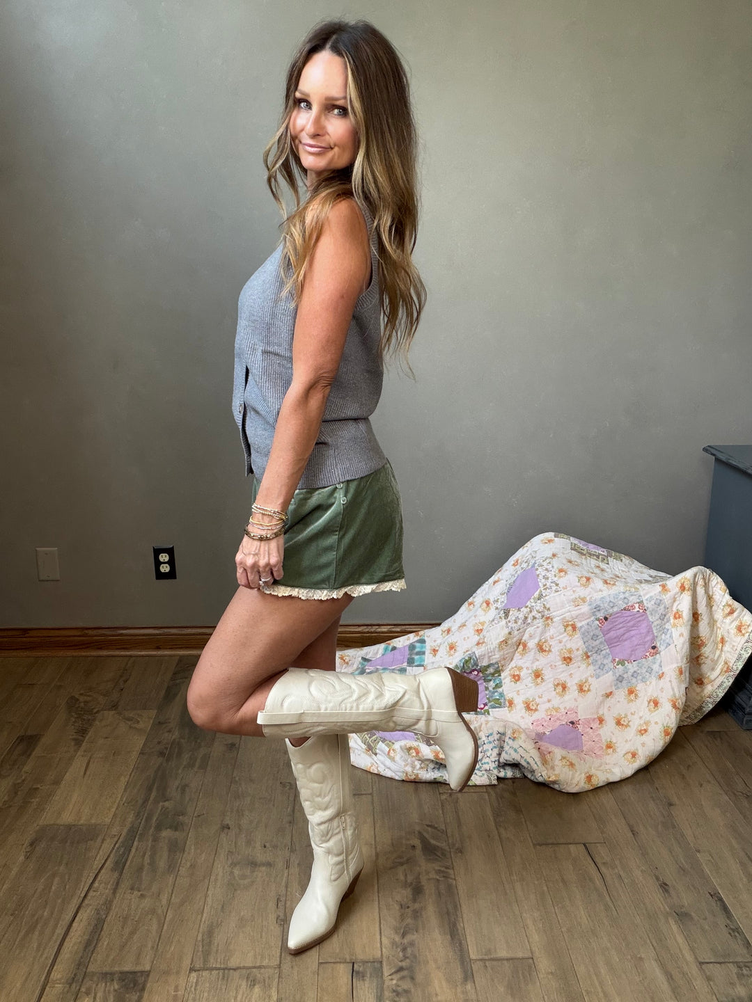 Easy Gray Sweater Vest