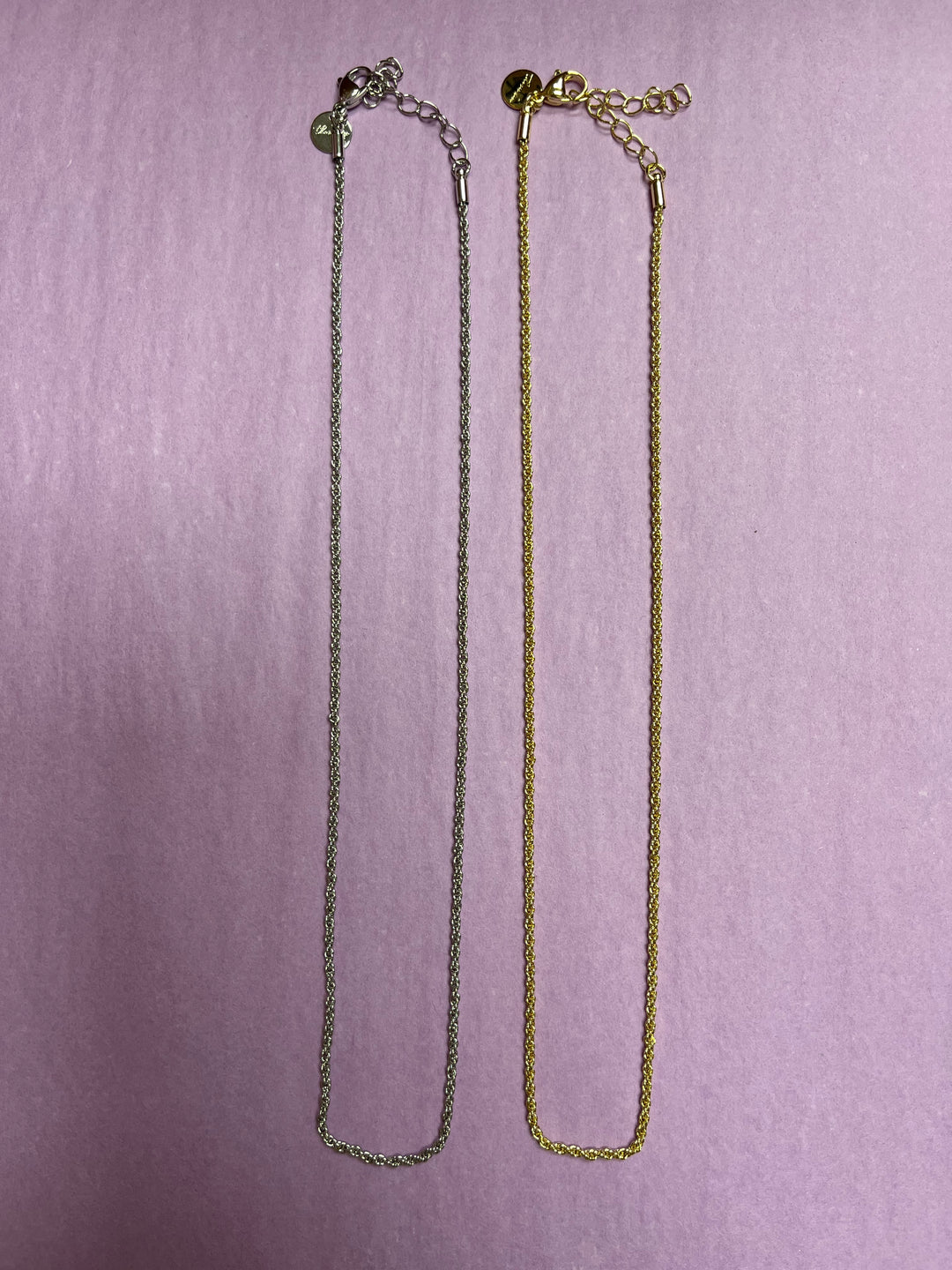 Skinny Rope Chain Necklace