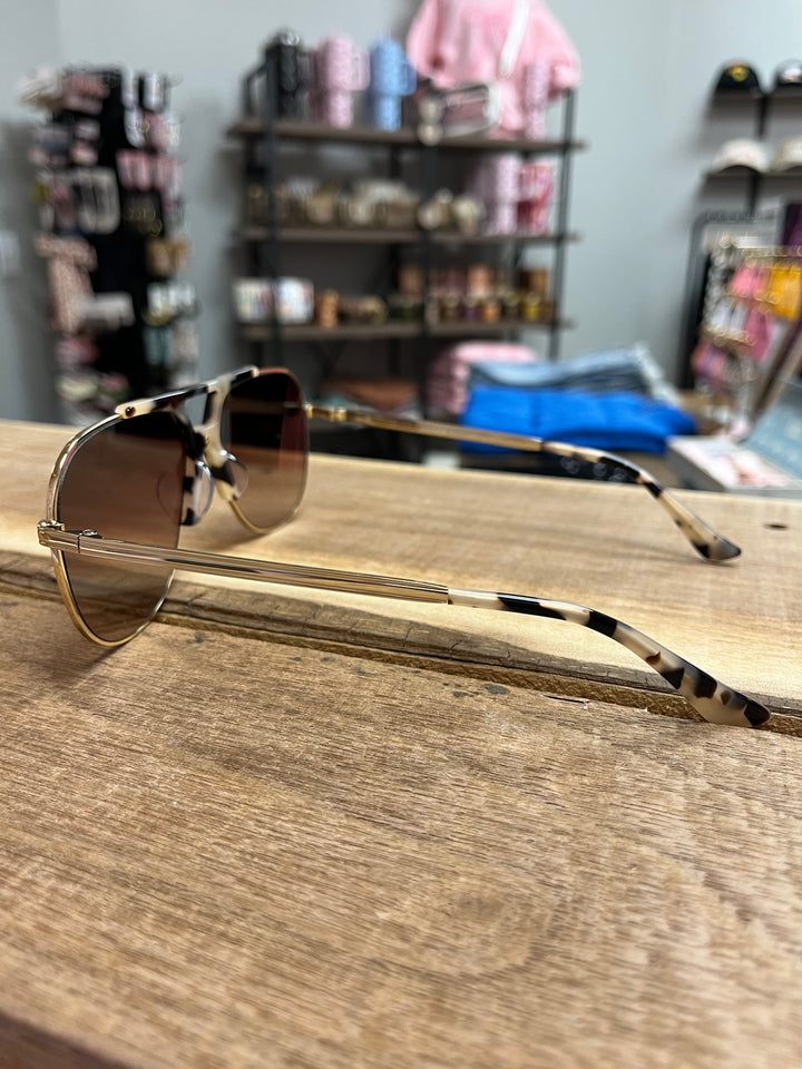 Logan Aviator Unisex Sunglasses