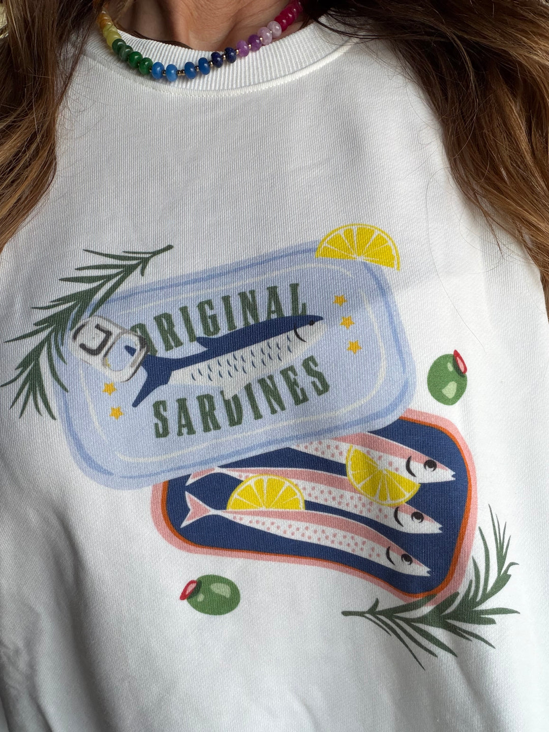 Sardines Graphic Sweatshirt