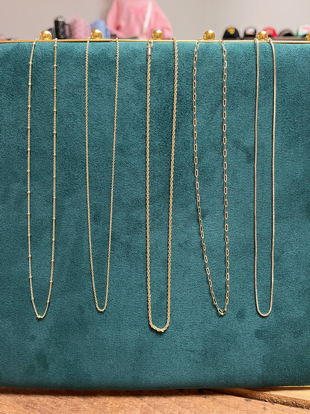 Mini Paperclip Chain Necklace