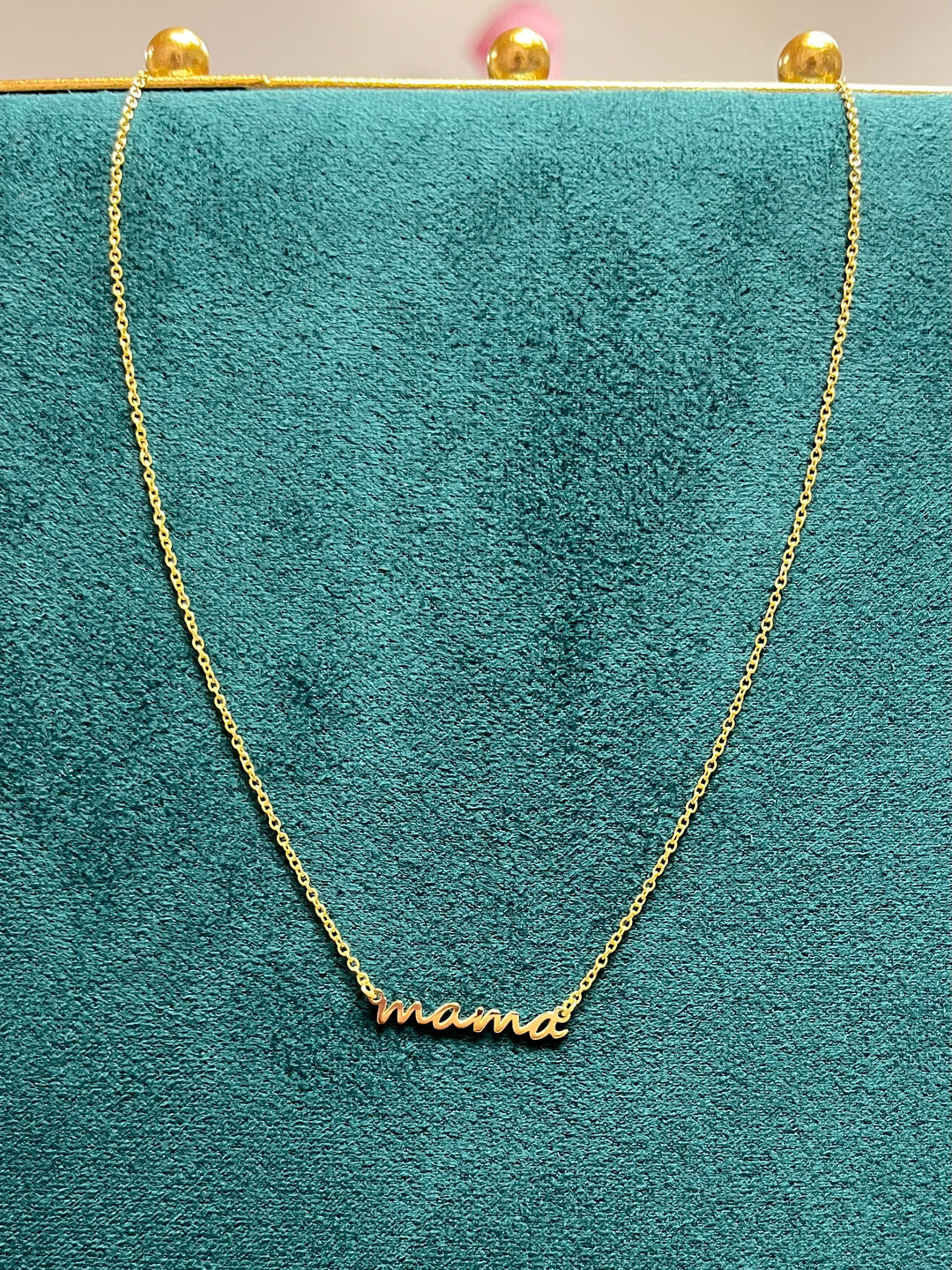 Mama Cursive Necklace