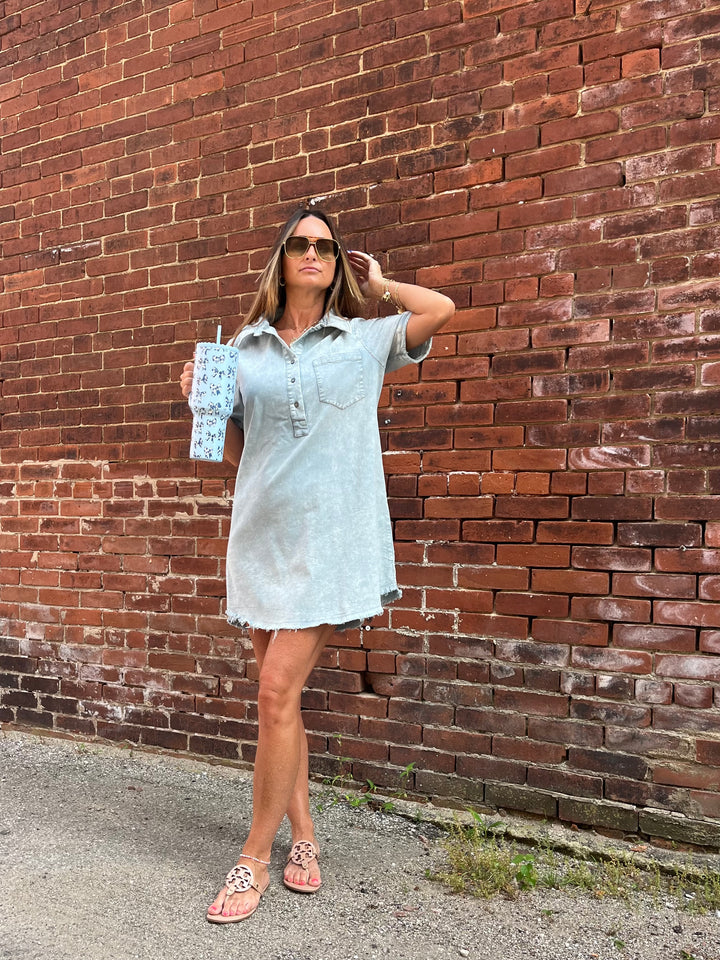 Chambray Charm Dress
