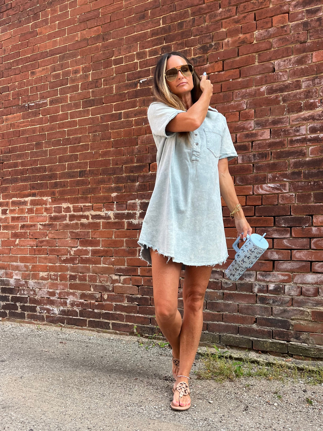 Chambray Charm Dress