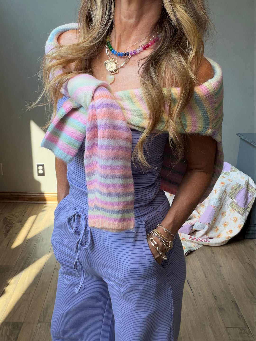 Pastel Stripes Sweater
