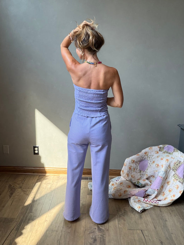 Easy Breezy Stripe Matching Set