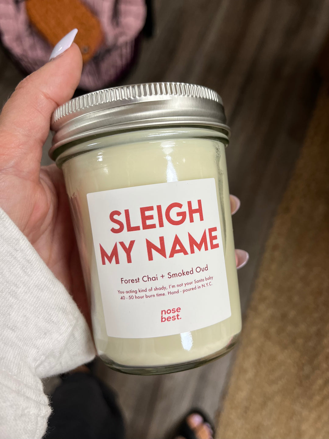 Forest chai and smoked oud soy candle