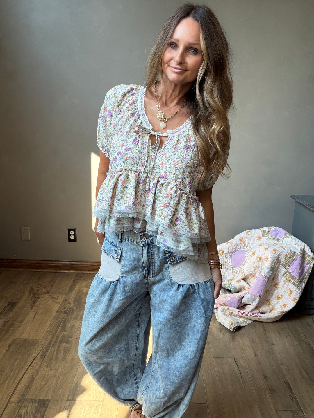 Wildflower Balloon Joggers