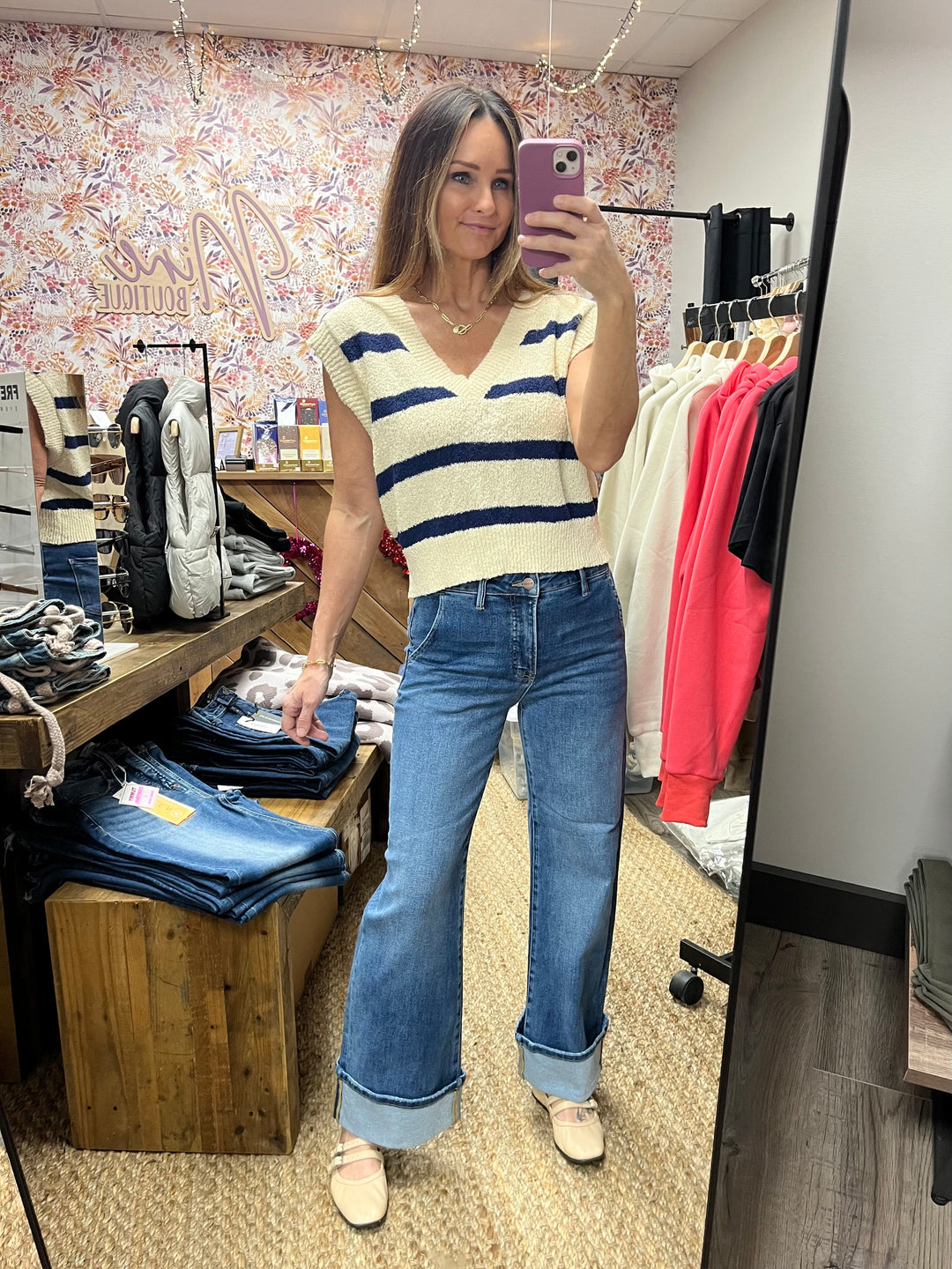 The Hamptons Cuffed Risen Jeans