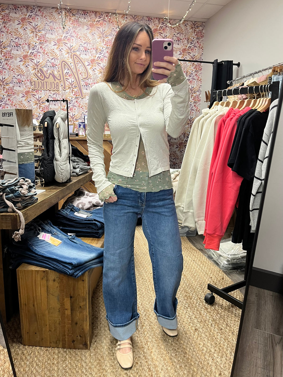 Jacquard Cardigan