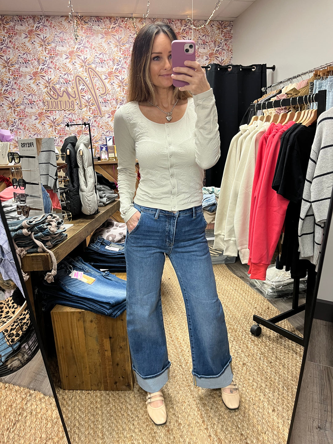 The Hamptons Cuffed Risen Jeans