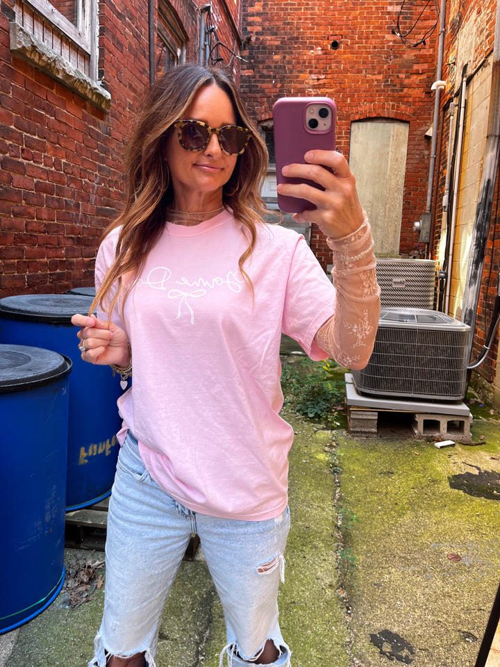 Game Day Light Pink Tee