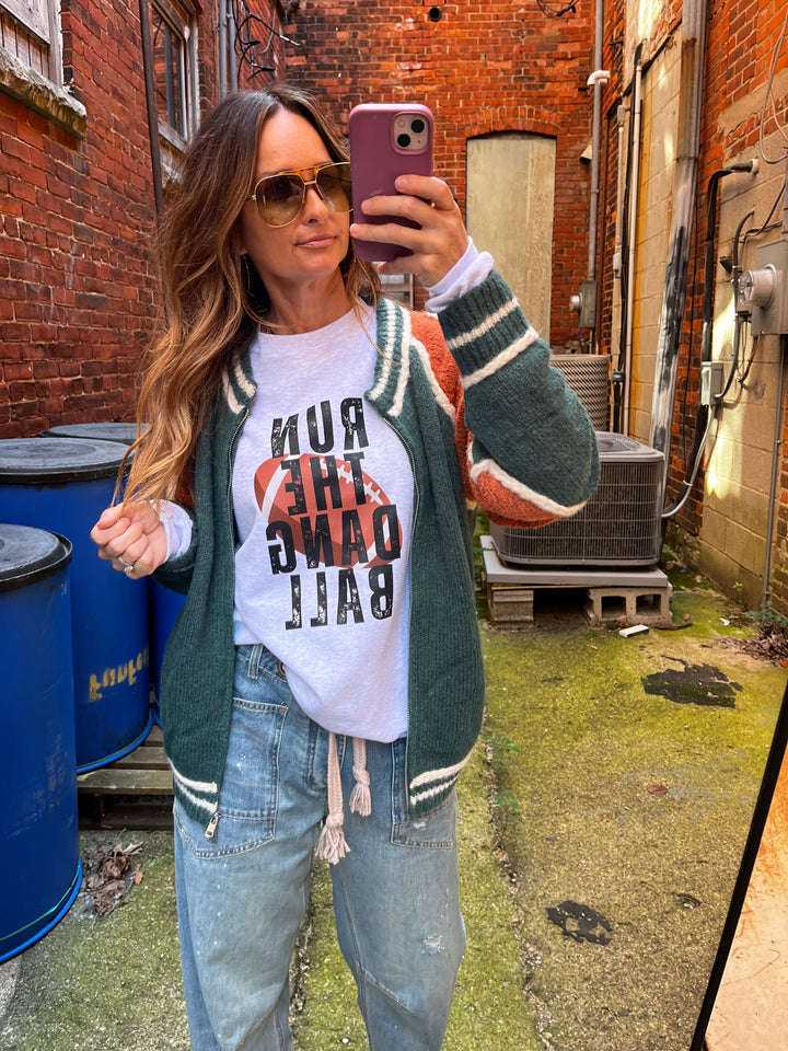 ”Run the Dang Ball” Ash Gray Sweatshirt