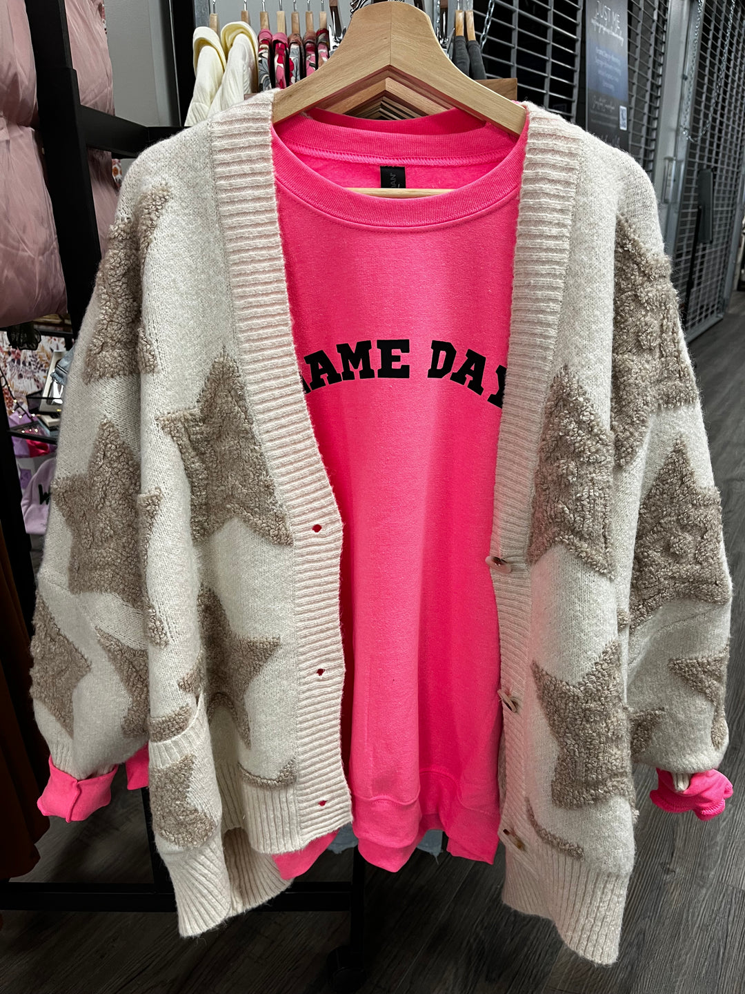 Game Day Hot Pink Sweatshirt