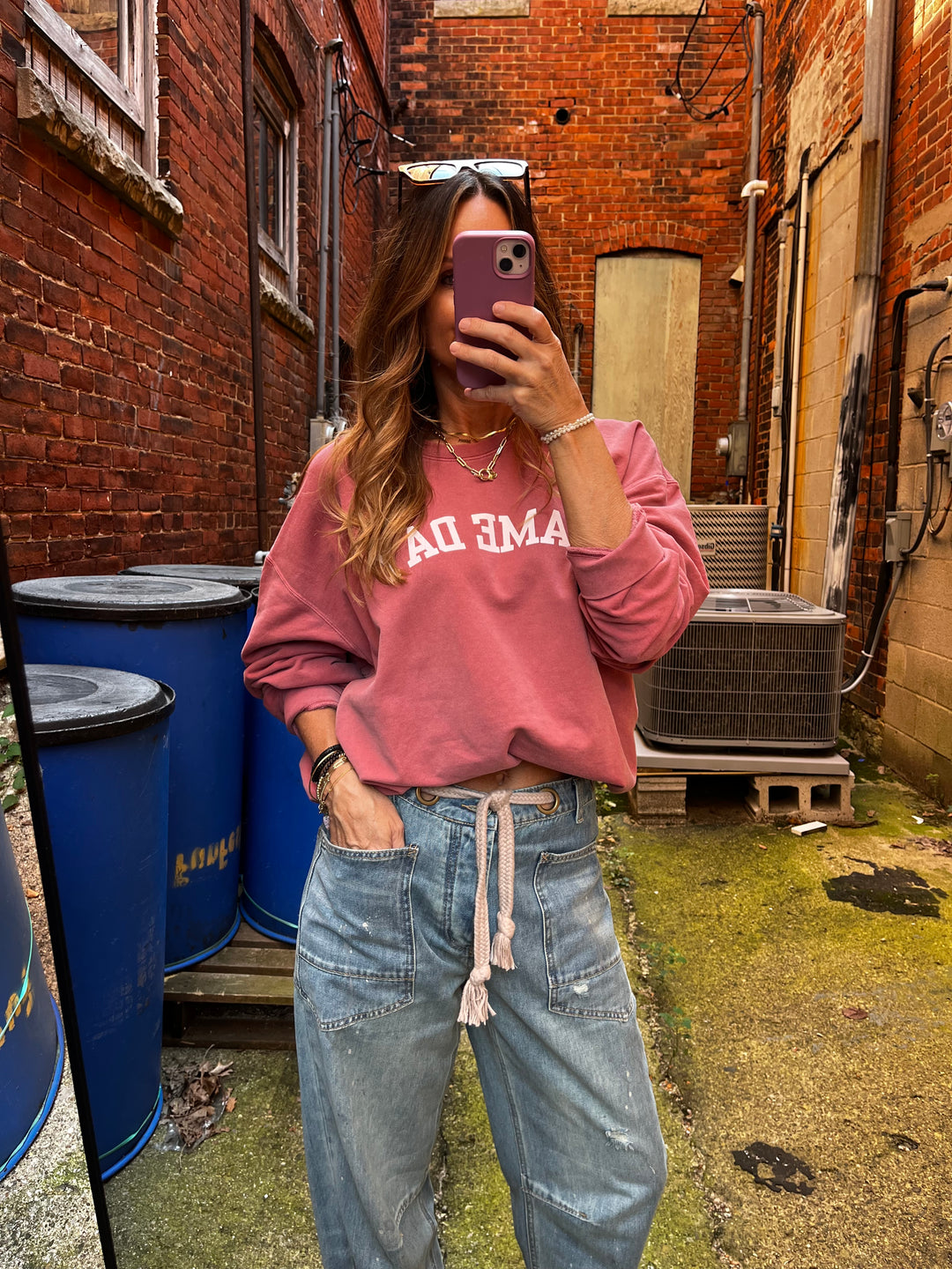 Game Day Crimson Sweatshirt