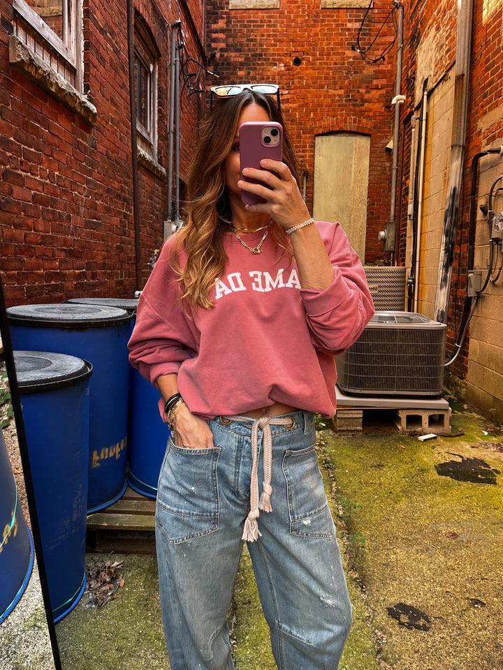 Game Day Crimson Sweatshirt