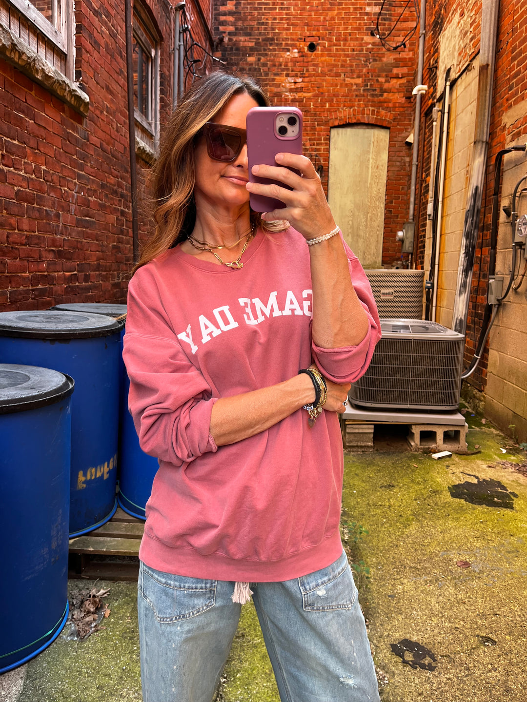 Game Day Crimson Sweatshirt