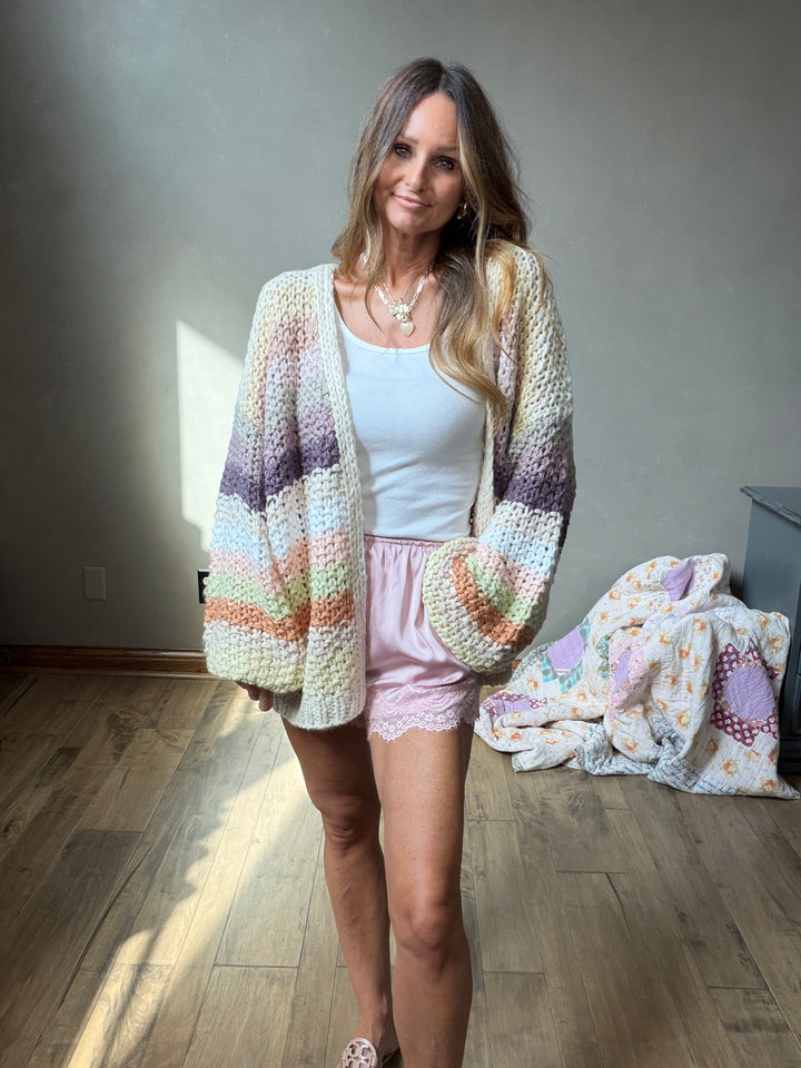 Blush Satin Lace Shorts