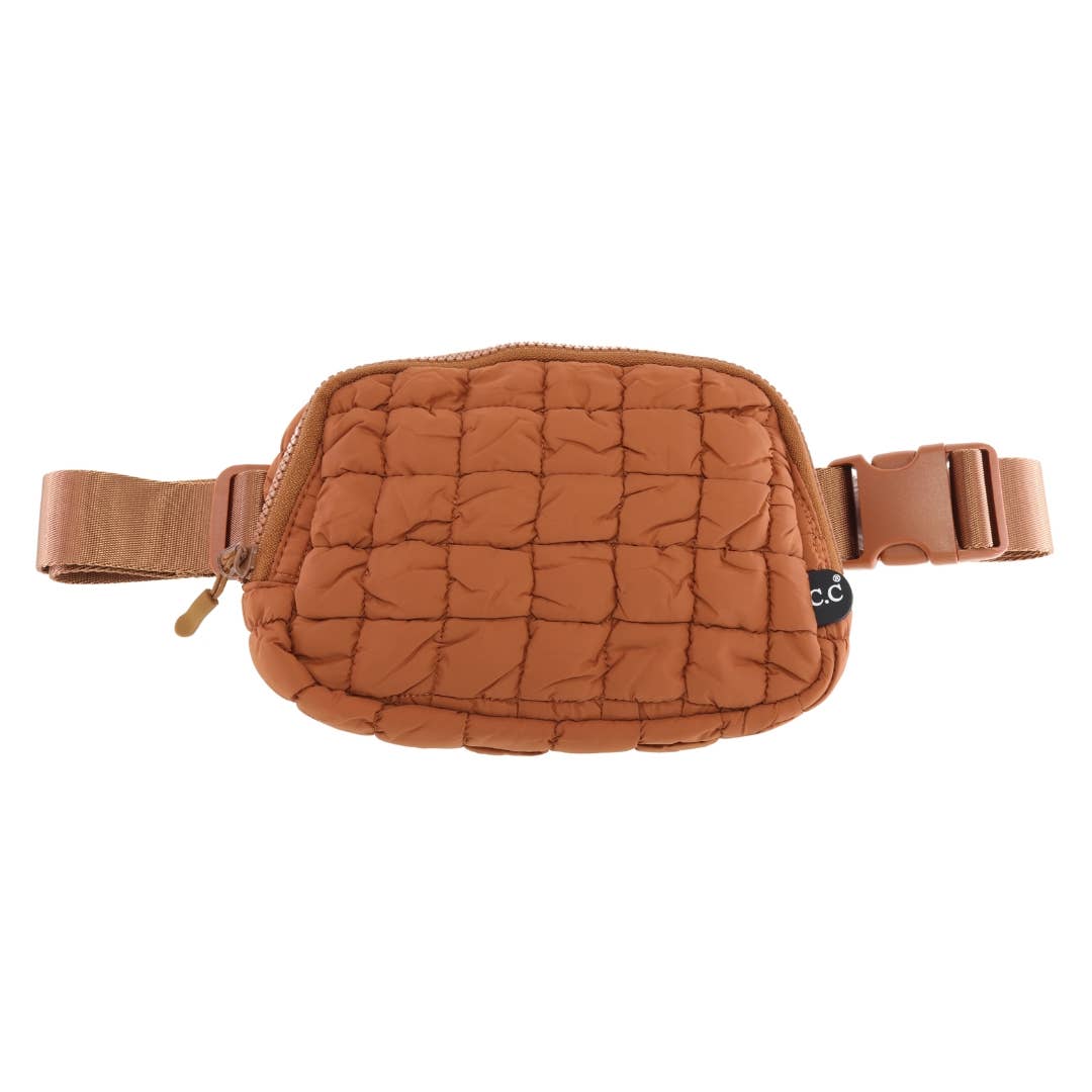 Quilted Puffer C.C Belt Bag