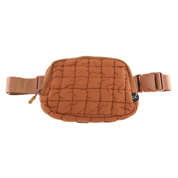 Quilted Puffer C.C Belt Bag