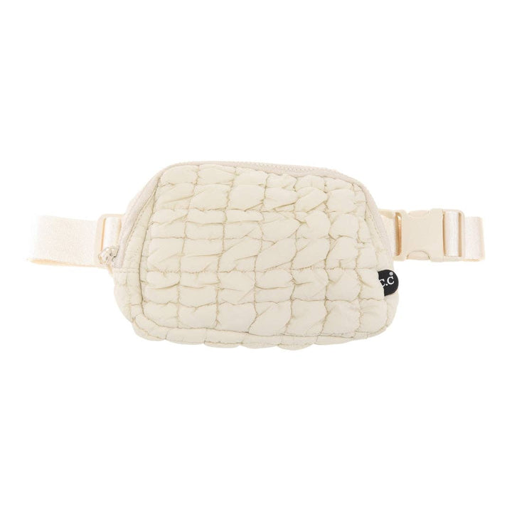 Quilted Puffer C.C Belt Bag