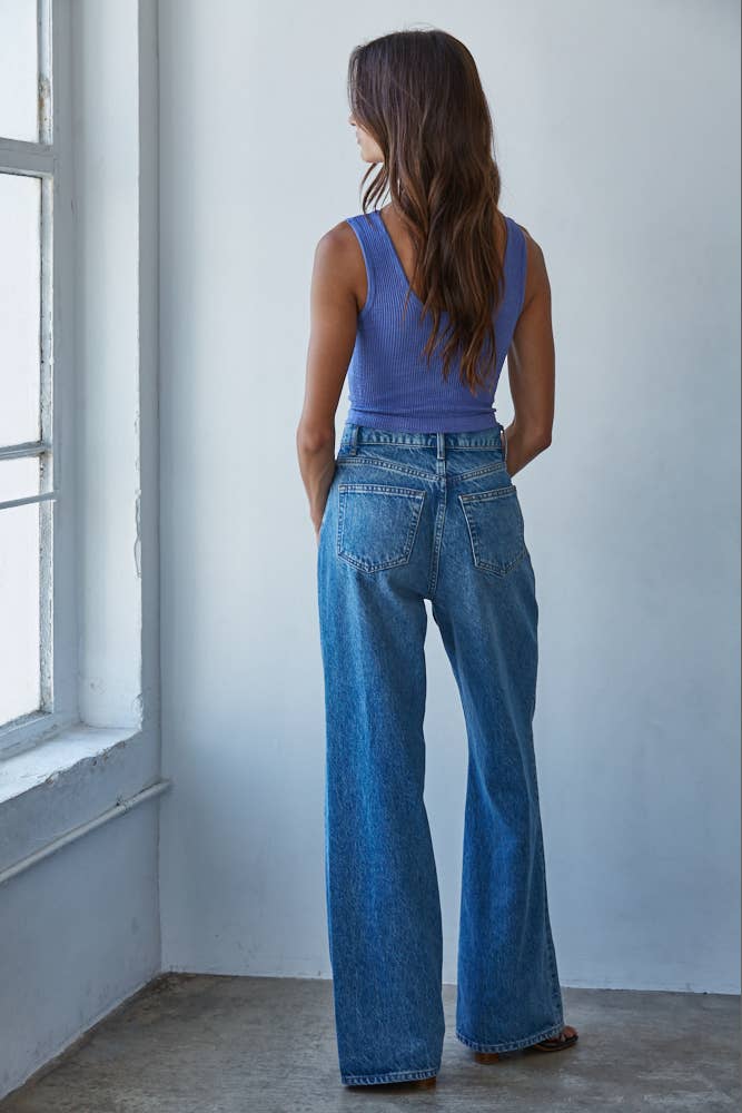 Reversible Seamless Ribbed Tank