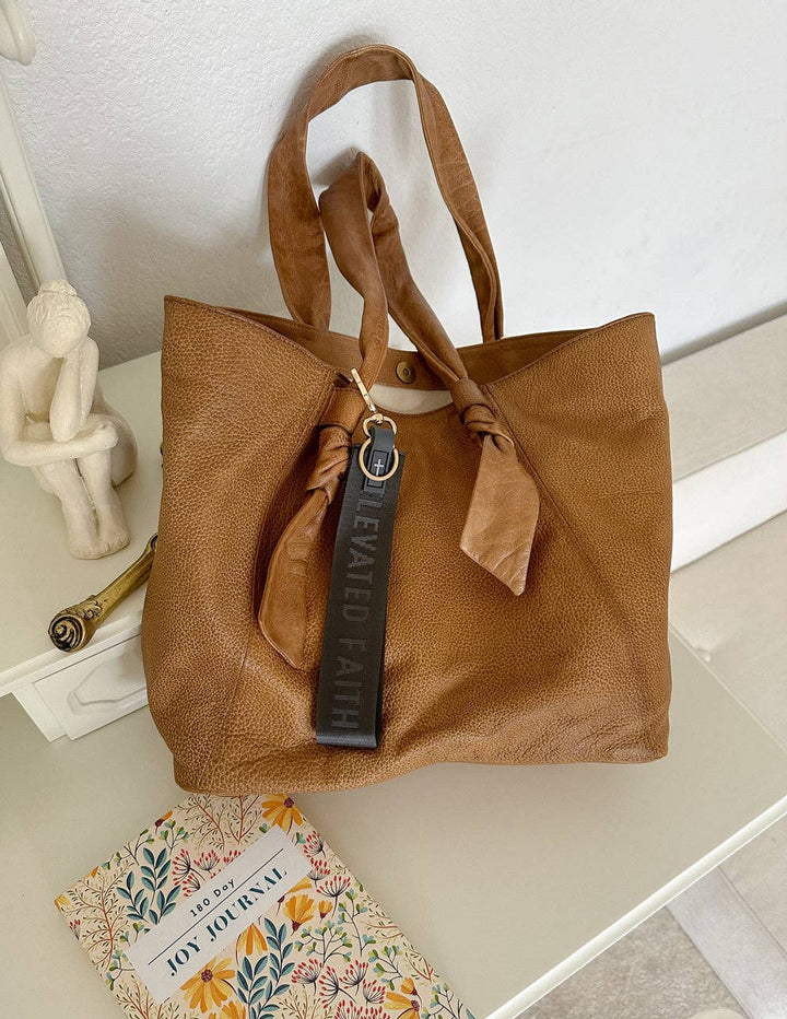 Black Elevated Faith Keychain